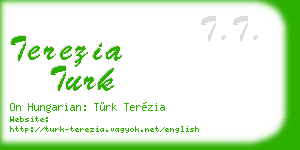 terezia turk business card